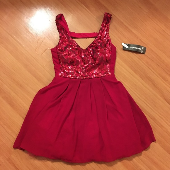 My Michelle Dresses & Skirts - My Michelle Red Sequin Dress